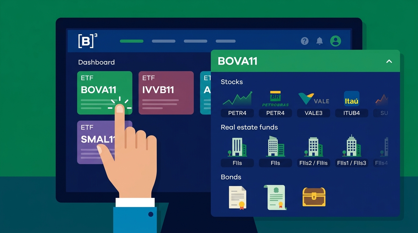 Capa do artigo ETFs na B3: o Jeito Mais Simples de Diversificar a Carteira em 2026