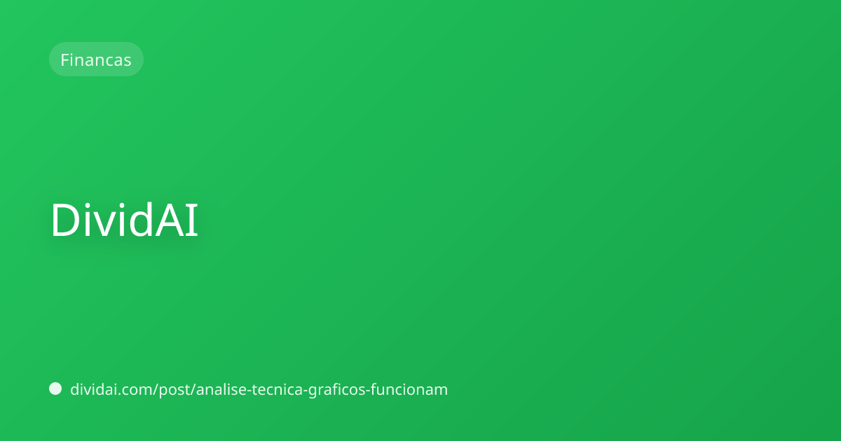 Capa do artigo Análise técnica: será que gráficos e padrões funcionam?