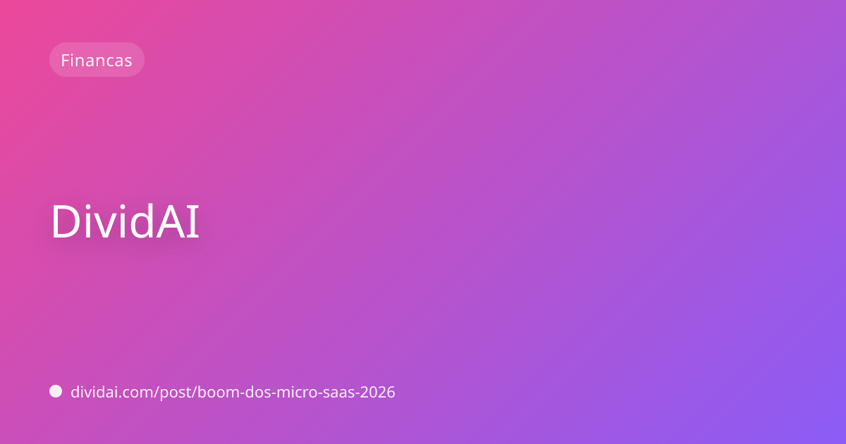 Capa do artigo O Boom dos Micro-SaaS: Como criar renda recorrente resolvendo problemas reais