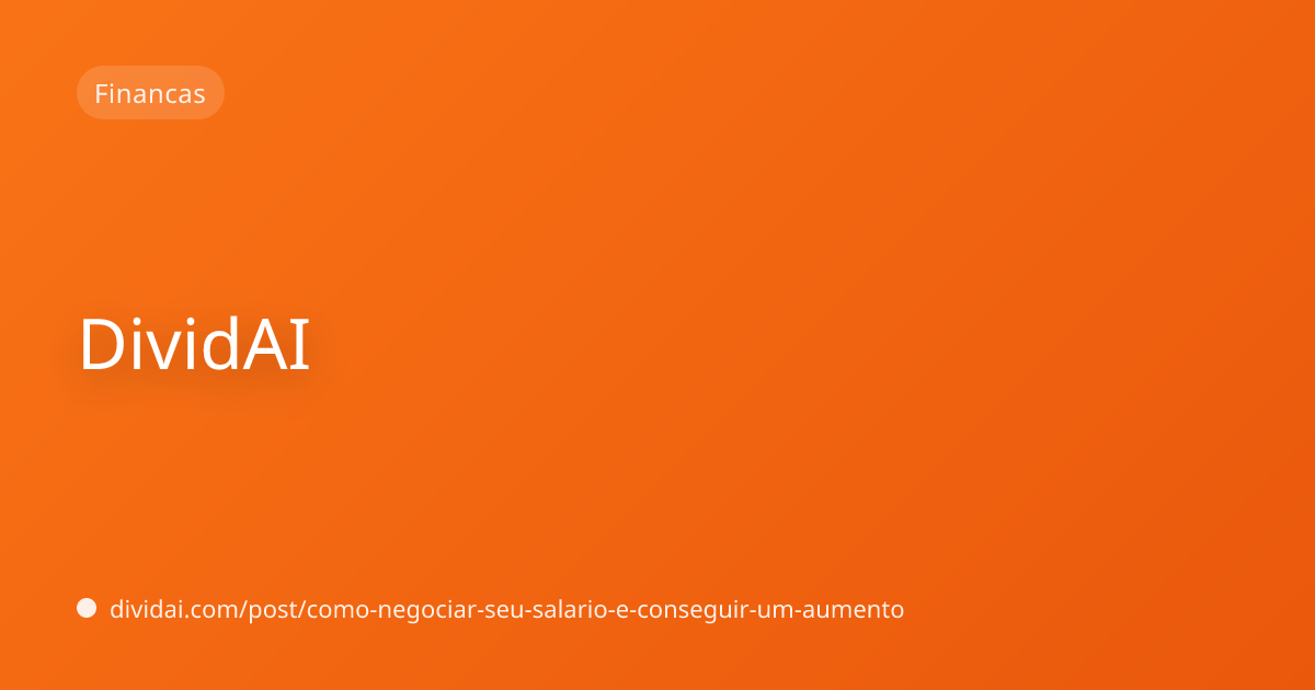 Capa do artigo Como negociar seu salário e conseguir um aumento